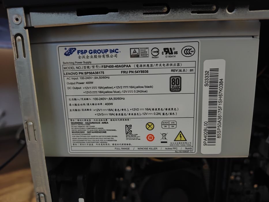 Unitate PC Lenovo M900 incompletă (barebone)