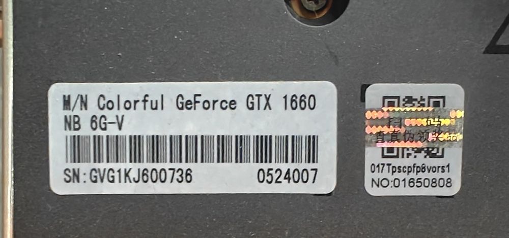 GTX1660 , GTX1660ti Видеокарты