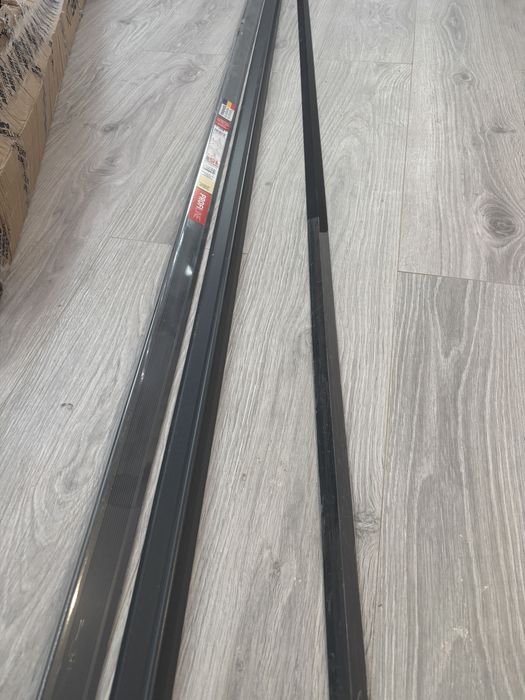 Profil aluminiu pentru treapta Profiline gri, 40 x 25 mm, 2.7 m