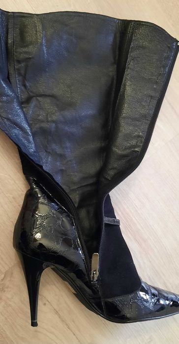 Люксовые кожанные сапоги. Пр-во Испания