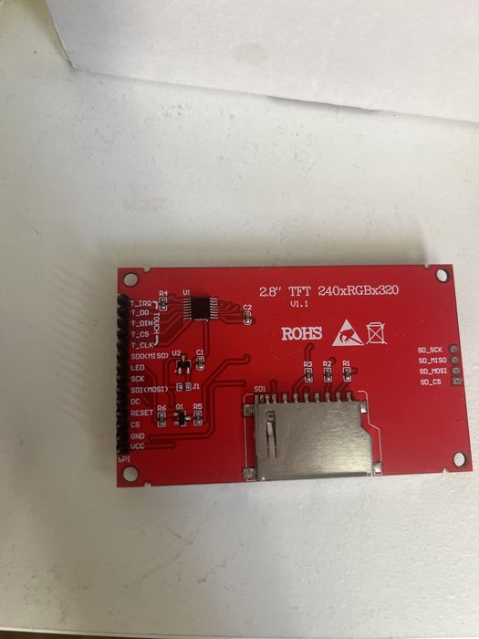TPM tft  touch екран с SD card слот