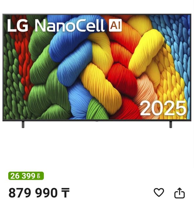 Продаю телевизор LG 86NANO81A6A