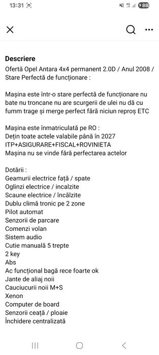 OPEL Antara 2008 — imagine 2