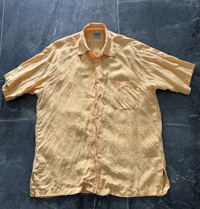 Kenzo,cămașă de in pt.bărbați,măr.L