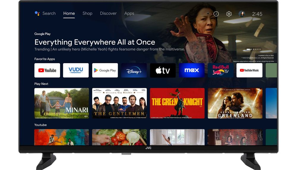 Телевизор JVC LT-32VAH3300 LED SMART TV, ANDROID TV, 32.0 ", 80.0 см