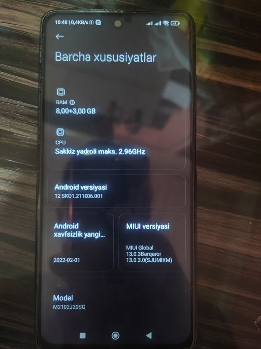 Poco x3 Pro Sotiladi