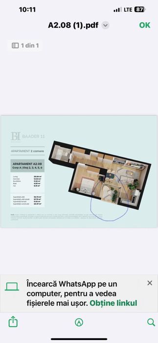 Vand apartament 2 camere Bega Home Tipografilor