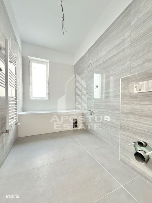 Apartament cu 2 camere 54 mp utili la parter finalizat la asfalt Giroc