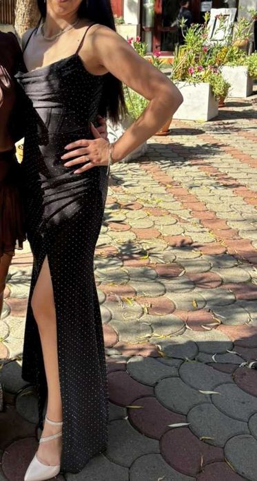 Rochie neagra lunga