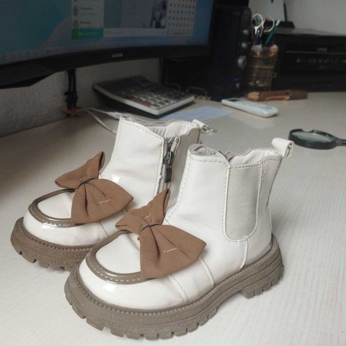 детская обувь для девочки ботиночки не промокаемые и туфельки