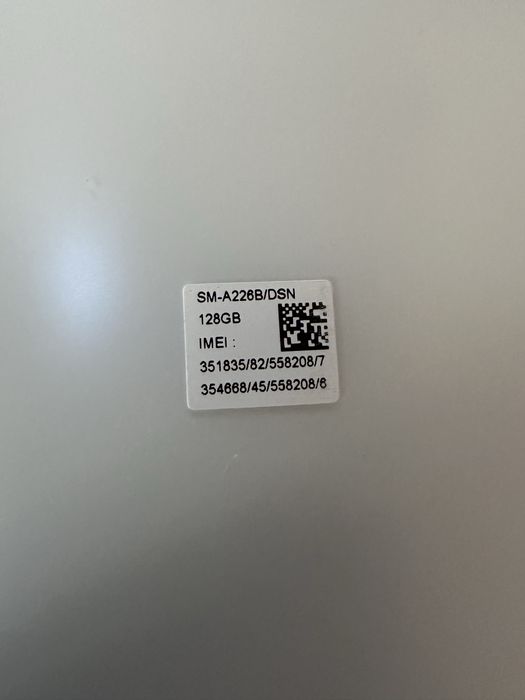 Samsung Galaxy A22 5G, 128GB, Dual SIM – Бял