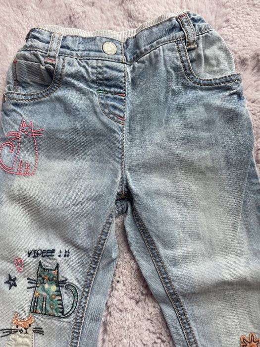 Дънкен гащеризон и дънки за момиче на Next