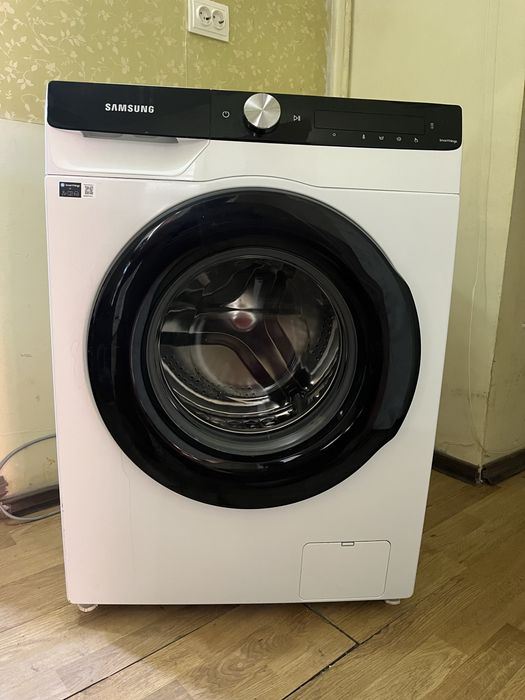 Masina de spalat rufe Samsung, 8 kg, 1400 RPM, Clasa A, AI Control, Steam, Eco Bubble, Drum Clean, Motor Digital Inverter, Wifi, Smart Control, Alb,