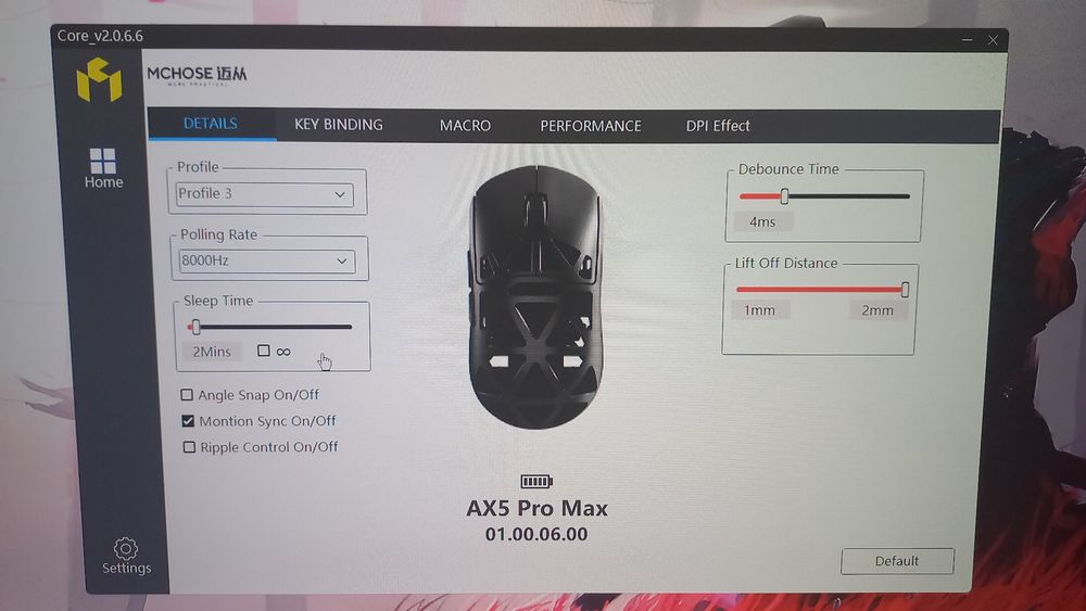 MCHOSE AX5 pro max