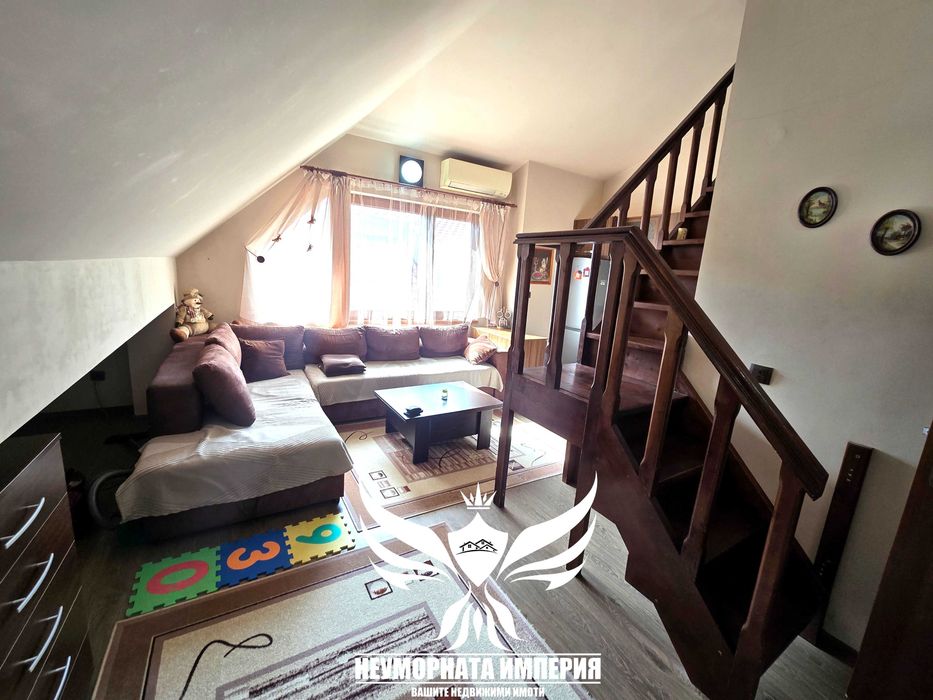 Под наем двустаен апартамент - двуетажен с площ от 63кв.м. на 4 етаж в гр.Асеновград кв.Стадиона