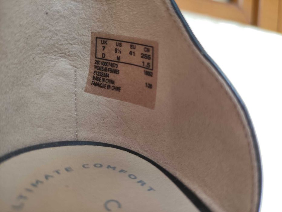 Сандали Clarks, на ток