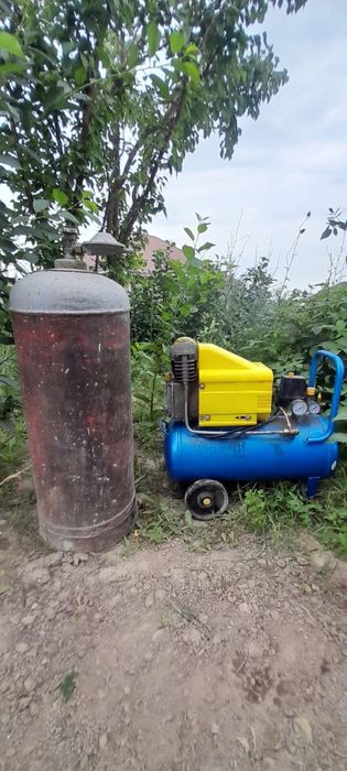 Газ баллон су матор