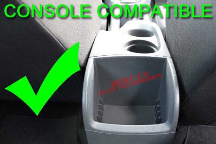 Кожен черен подлакътник за Сеат Леон 2 1П / Seat Leon Mk2 1P 2006-2012 ...
