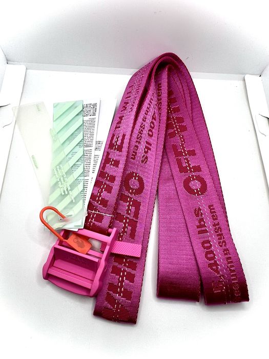 Off-White "Industrial Belt" Pink