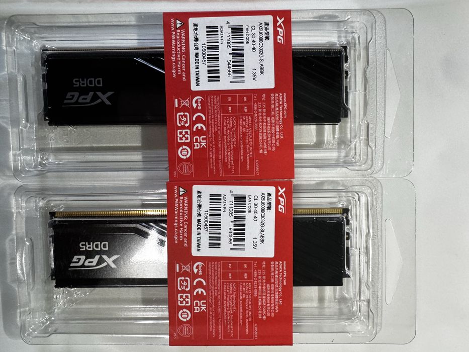 Memorii ram XPG ddr5 placute de 32gb 6000