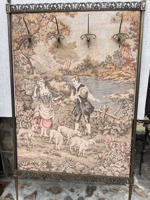 Cuier perete goblen si bronz