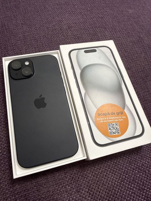 Iphone 15 128GB Nou 0 cicluri desigilat pentru proba
