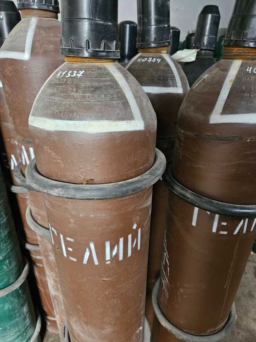 Гелий газ особой чистоты 5.5 (99,9995%) в 40 литровом баллоне (5.7 м3)