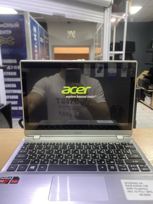Компактный ноутбук Acer AMD A4/RAM6/SSD128