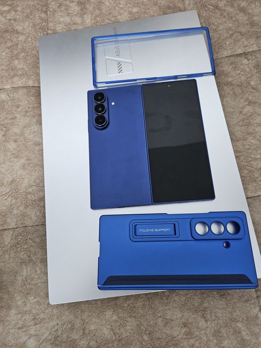 Z fold 7 синего цвета