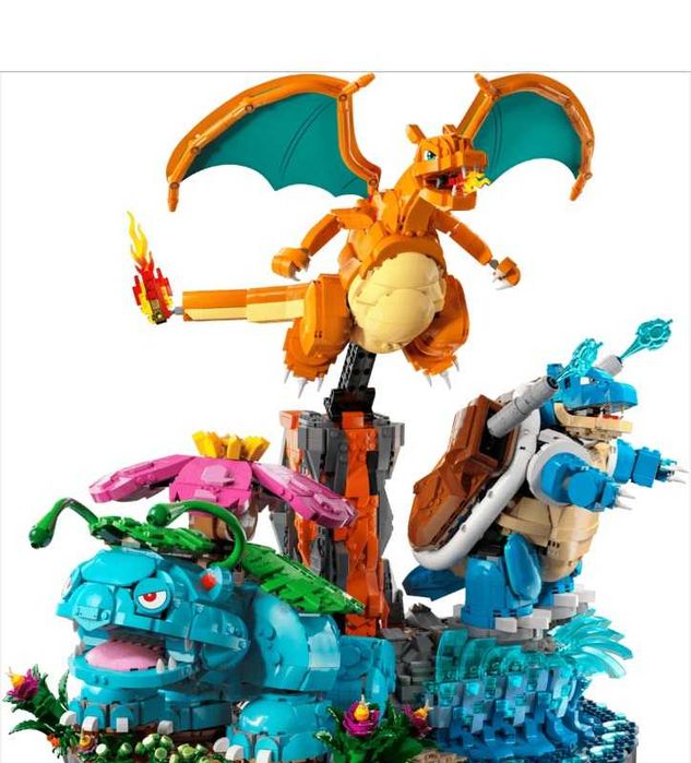 LEGO Pokemon: Venusaur, Charizard and Blastoise 72153 + Kanto Set 40892 [nou] [sigilat] [2026]