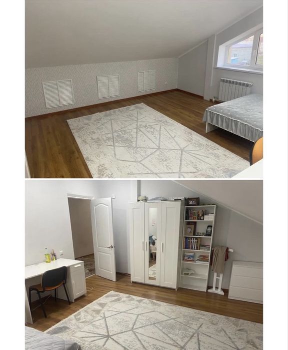 Дом мансардный большой