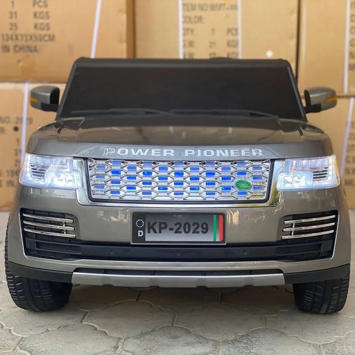 Большая Двухместная детская машина Range Rover электромобиль 4x4