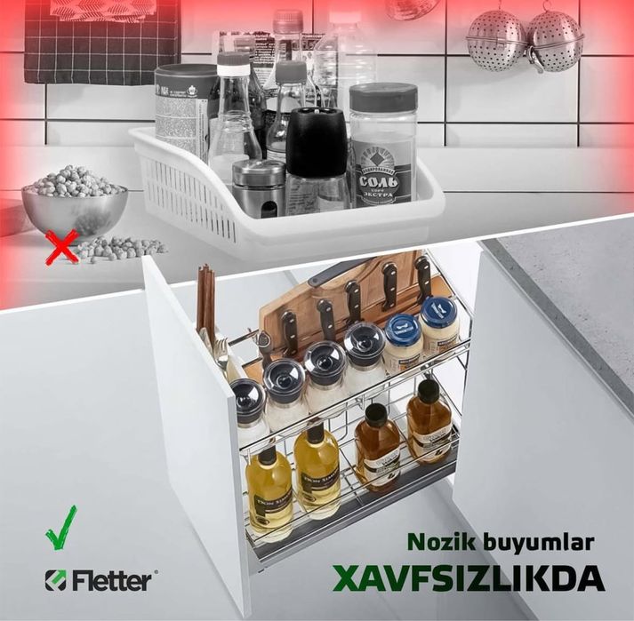 Fletter механизмы для комфорта на кухне