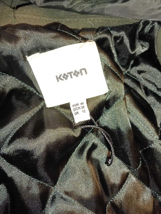 Зелено палто Koton