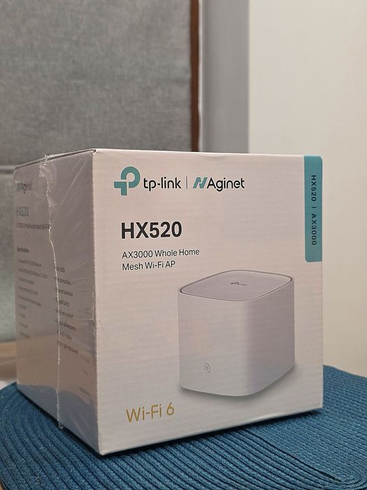 Рутер НОВ Неразопакован TP-Link Aginet HX520 AX3000 Wi-Fi 6 Mesh