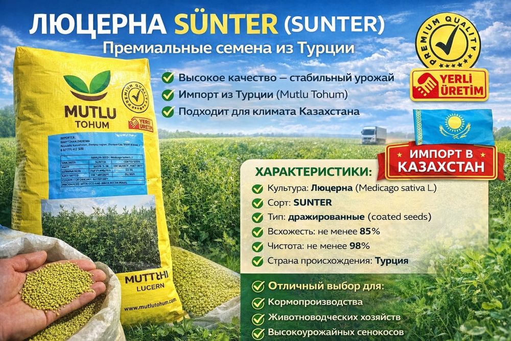 Семена Люцерна Жоңышқа Беде Клевер GEA