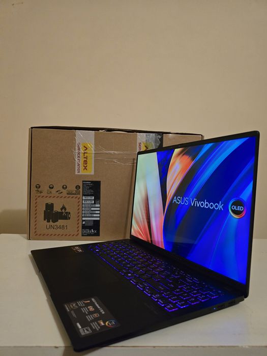 ASUS Vivobook S16 OLED 3.2K 120Hz Ryzen 9, 24GB RAM, 1TB SSD, Garanție