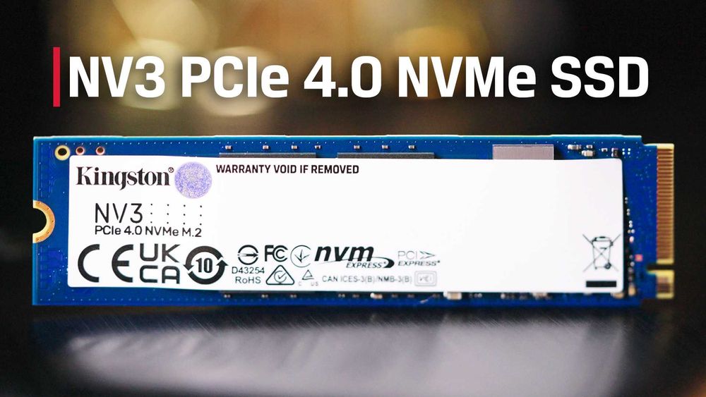 SSD 1TB Kingston NV3 6000MB/sec PCIe 4.0 slot m.2 NVME nou sigilat