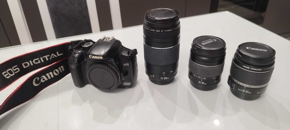 Aparat foto DSLR CANON 450D