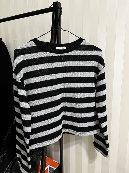 Кофта белая и в полоску