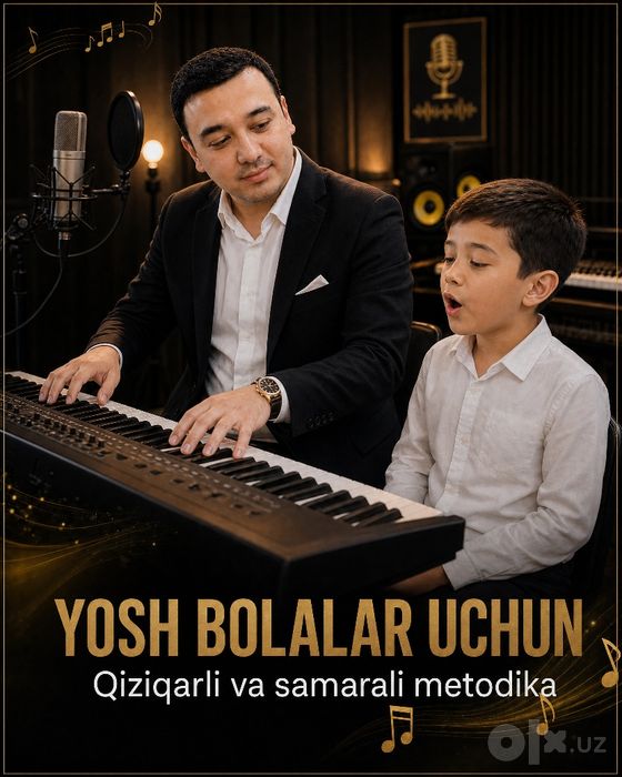 Professional vokalist ustozdan vokal darslari