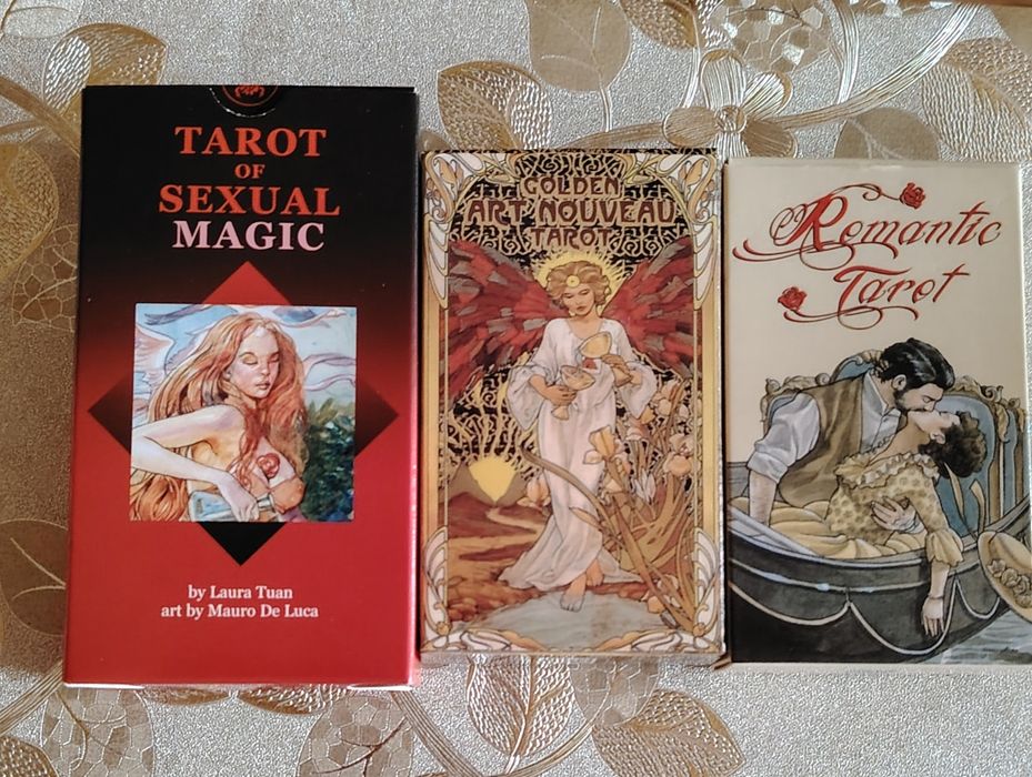 Карти таро Sexual magic,Golden art nouveau,Romantic tarot