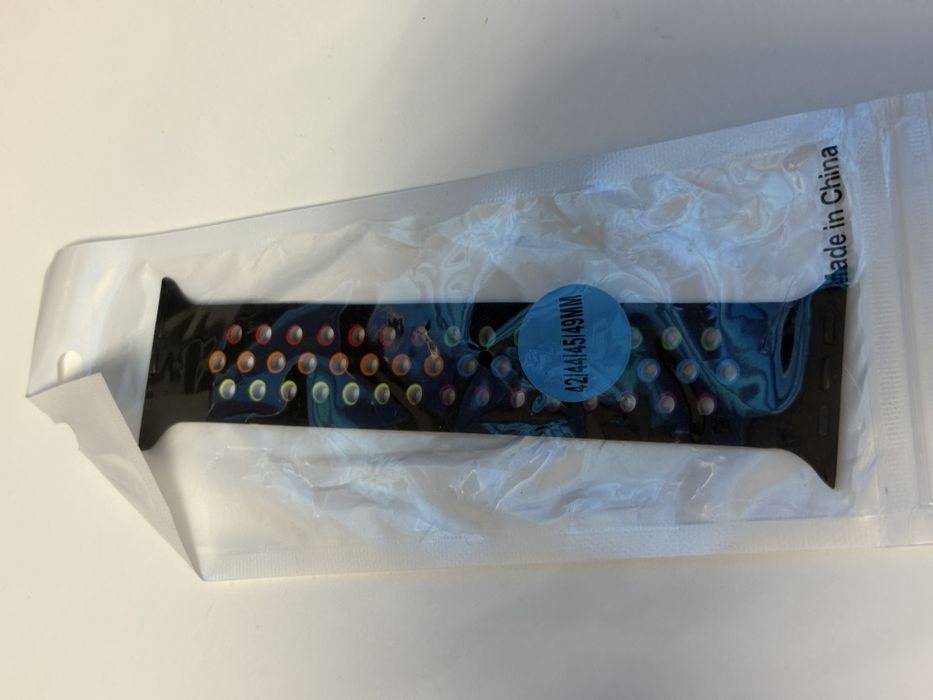 Curea Apple Watch 42/44/45/49 mm silicon sport rainbow XS*