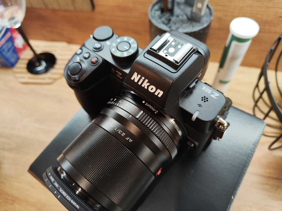Nikon Z50 II + Viltrox 23mm f1.4 + TTArtisan 56mm f1.8 | 200 кадъра | Гаранция
