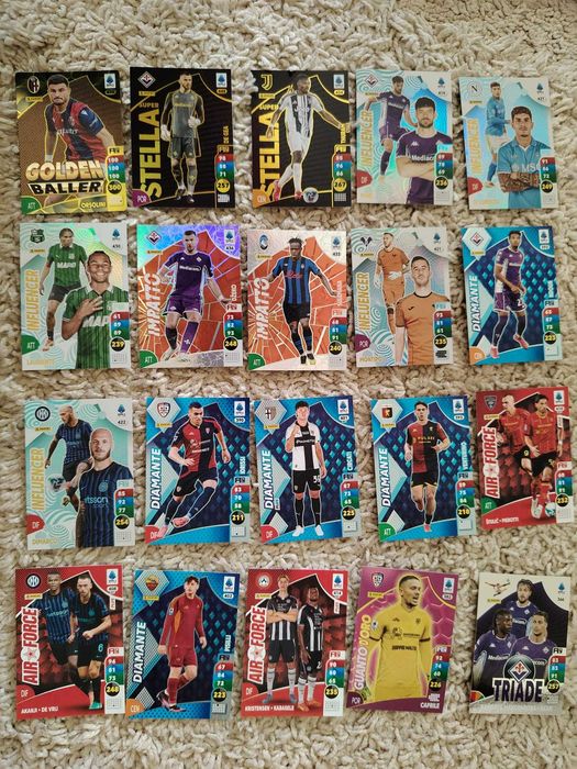cartonase panini calciatori