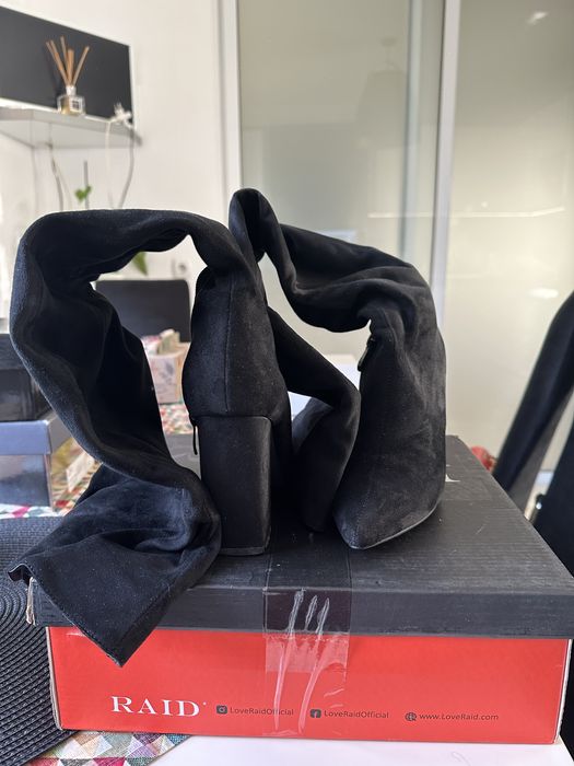 Cizme 37 cu toc masiv