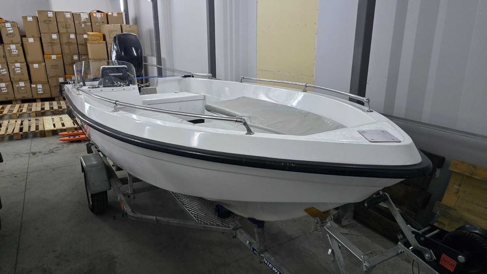 Лодка Gobbi 430 + ДВИГАТЕЛ + КОЛЕСАР
