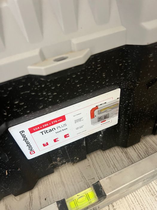 Pachet unelte electrice și manuale + Cutie scule Kistenberg Titan Plus