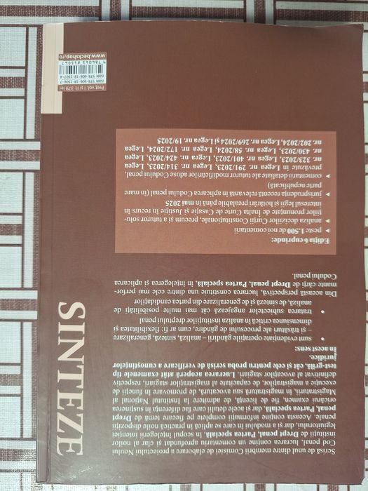 Sinteze de drept penal. Partea generala (vol. I), Mihail Udroiu