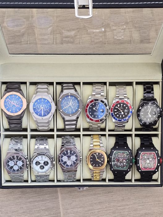 Чисто Нови Луксозни Часовници Rolex, Hublot, Patek Philippe, Audemars Piguet, AP, Richard Mille, RM, Breitling